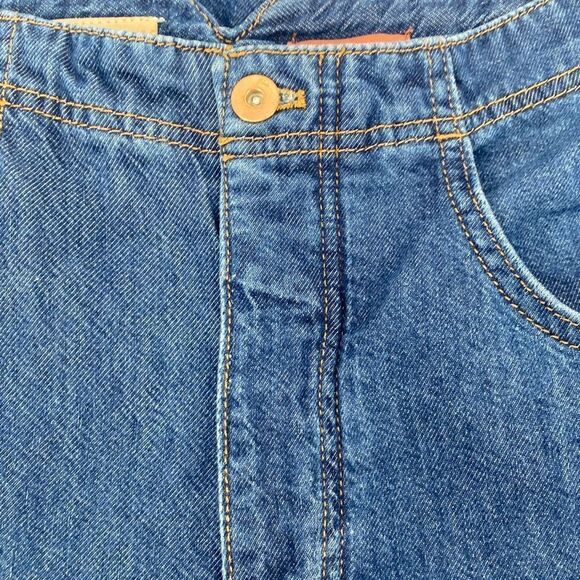 Anthropologie | Pilcro Flare Button Front High -Rise Wide Leg Flare Jeans The Up - Picture 9 of 16